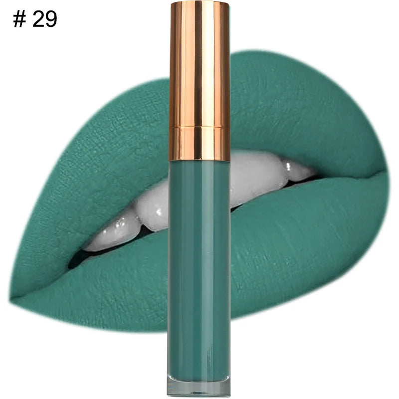 Rouge à Lèvres Liquide Mat — 41 Teintes Vegan Longue Tenue