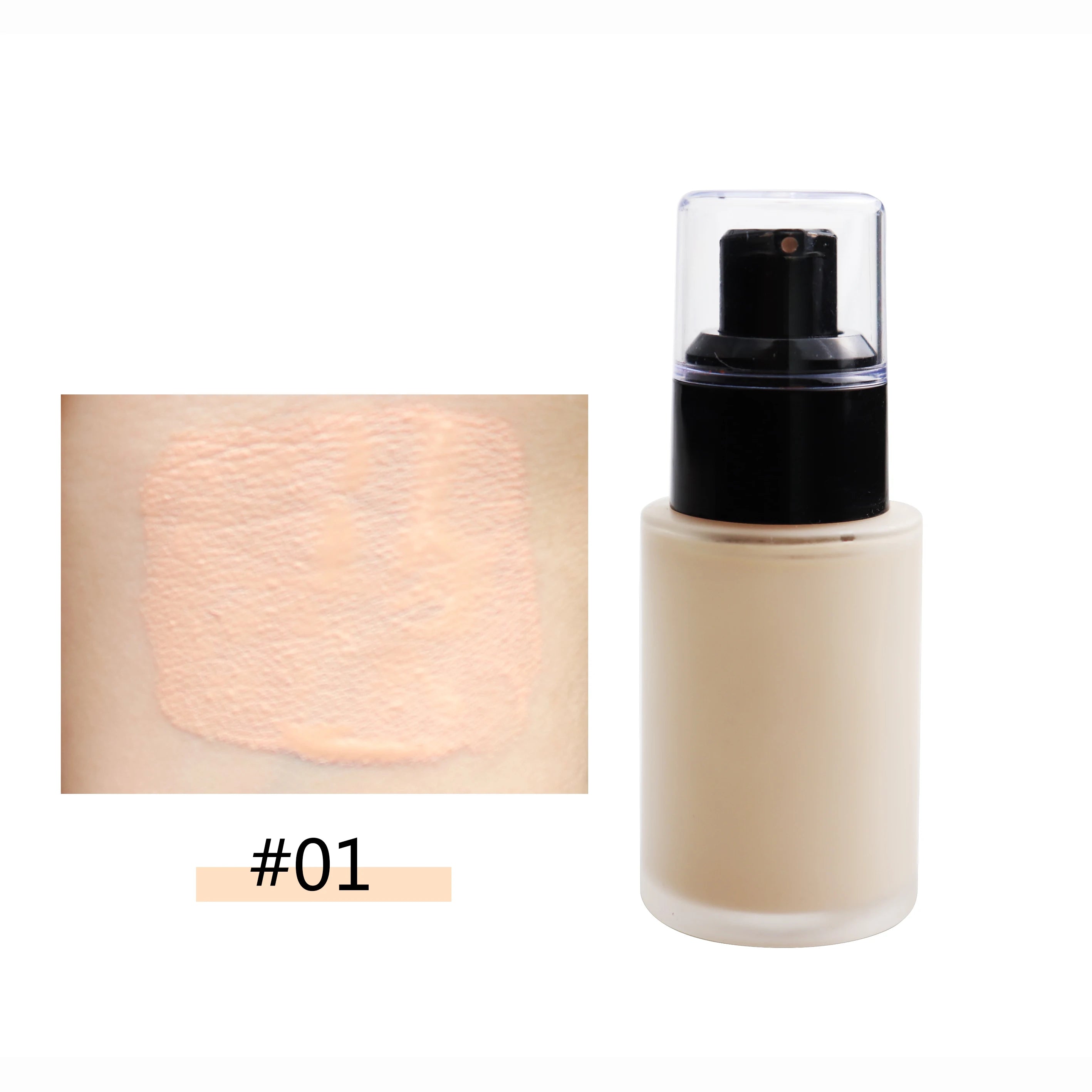 Fond de Teint Liquide Waterproof — 12 Teintes Longue Tenue