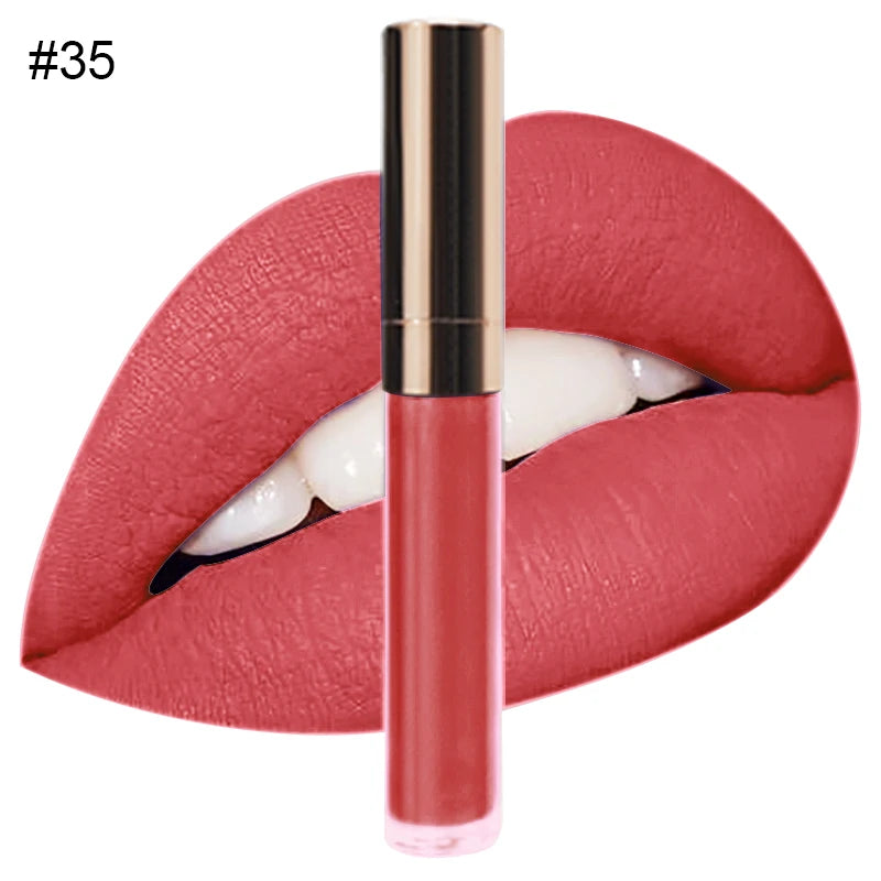 Rouge à Lèvres Liquide Mat — 41 Teintes Vegan Longue Tenue