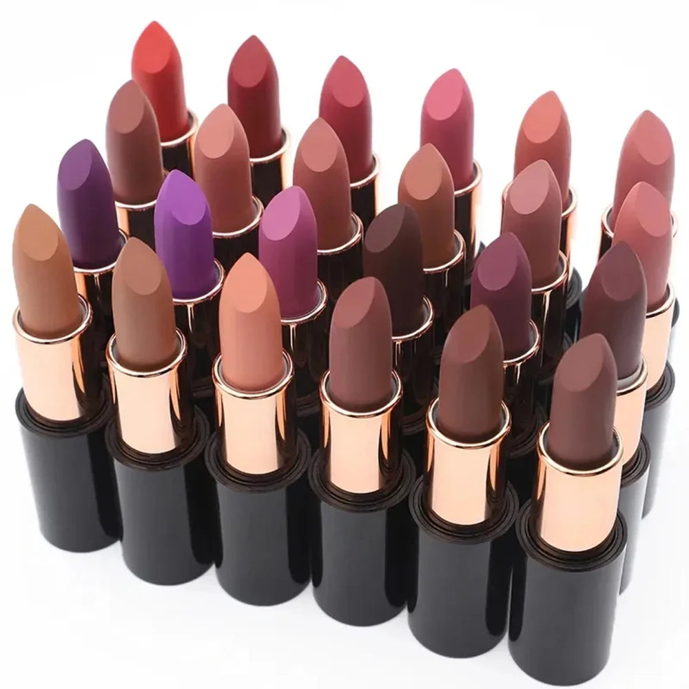 Lipstick Mat Ultra-Pigmenté — 24 Teintes