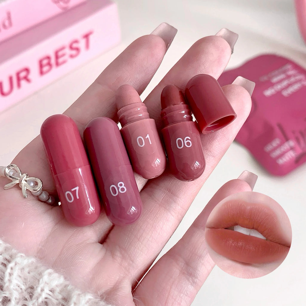 Magic Casa 12 Color Matte Lip Balm Set, Long-Lasting & Non-Fading, Perfect Gift for Women, Ideal for Makeup Festival
