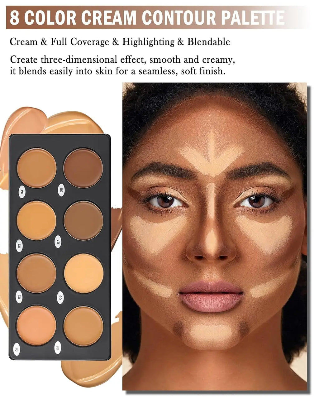 Palette Contour Crème 8 Teintes