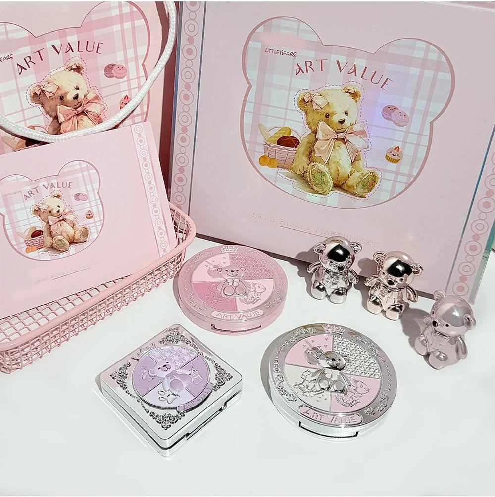 Coffret Maquillage 7 Pièces — Look Complet + Collier