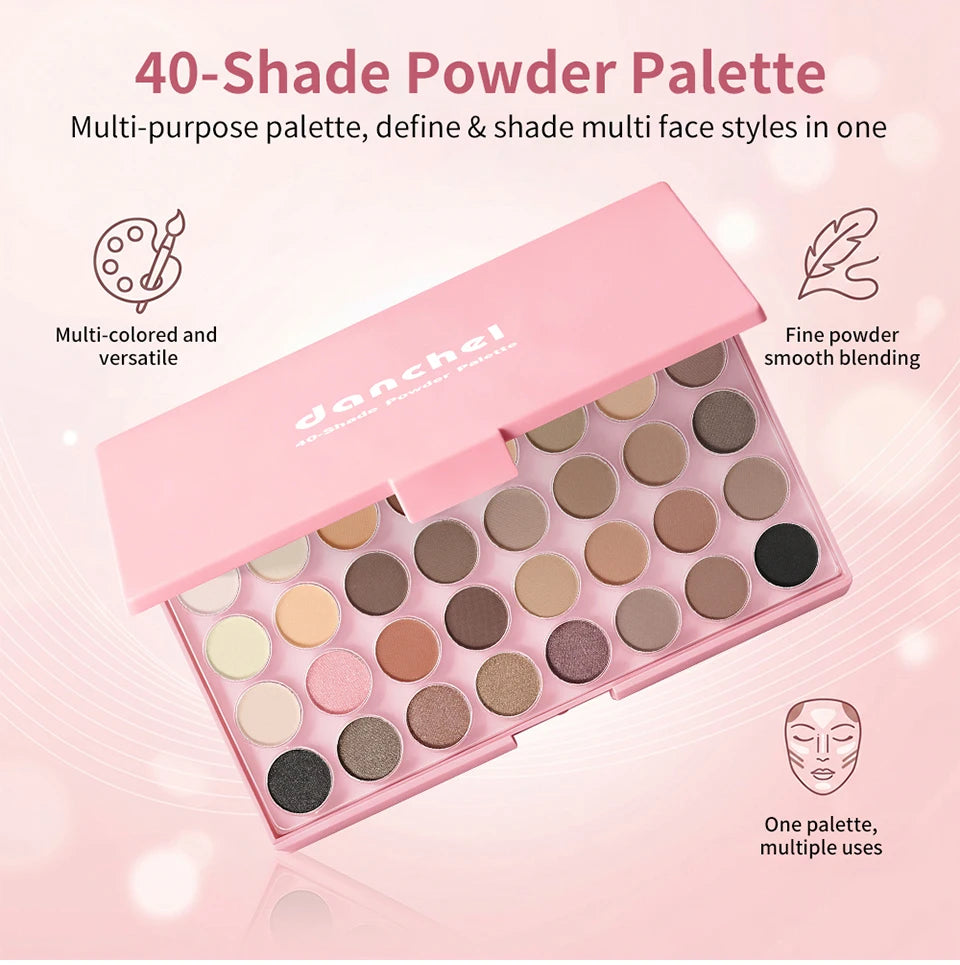 Kit Maquillage Complet Tout-en-Un — Base, Yeux, Lèvres & Contour