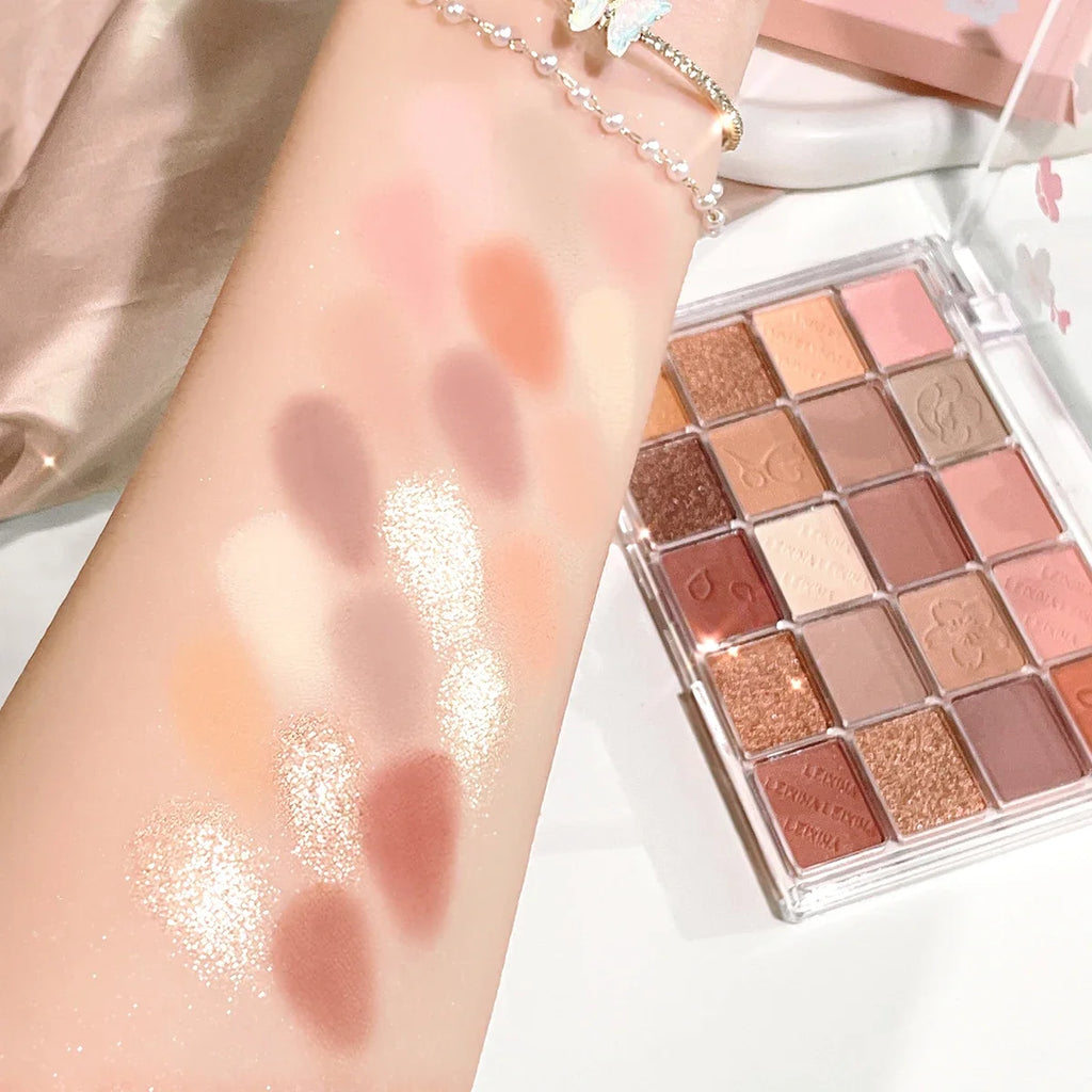 Palette Yeux 20 Couleurs — Shimmer & Mat