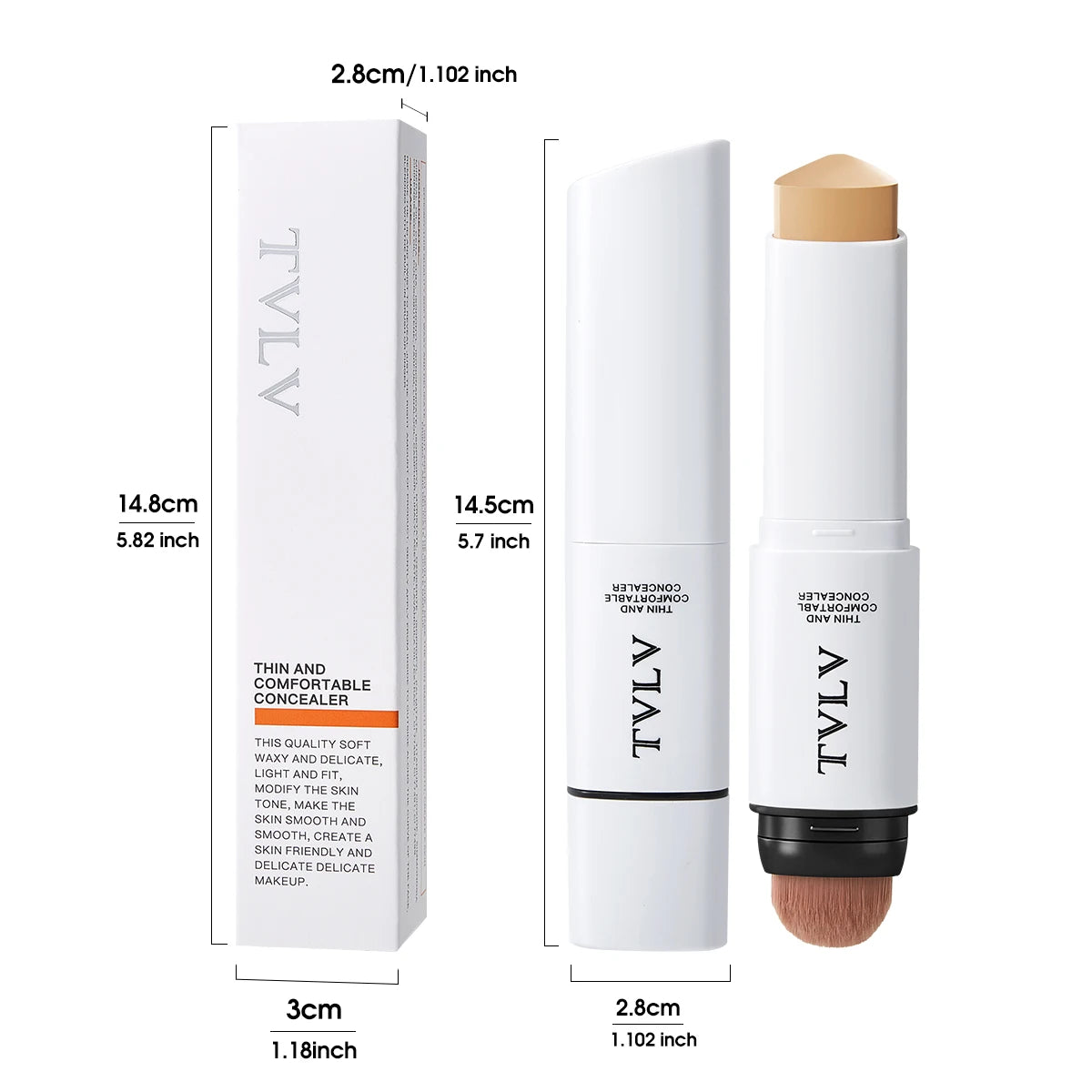 Correcteur Double Embout — Couvrance Légère & Fini Naturel