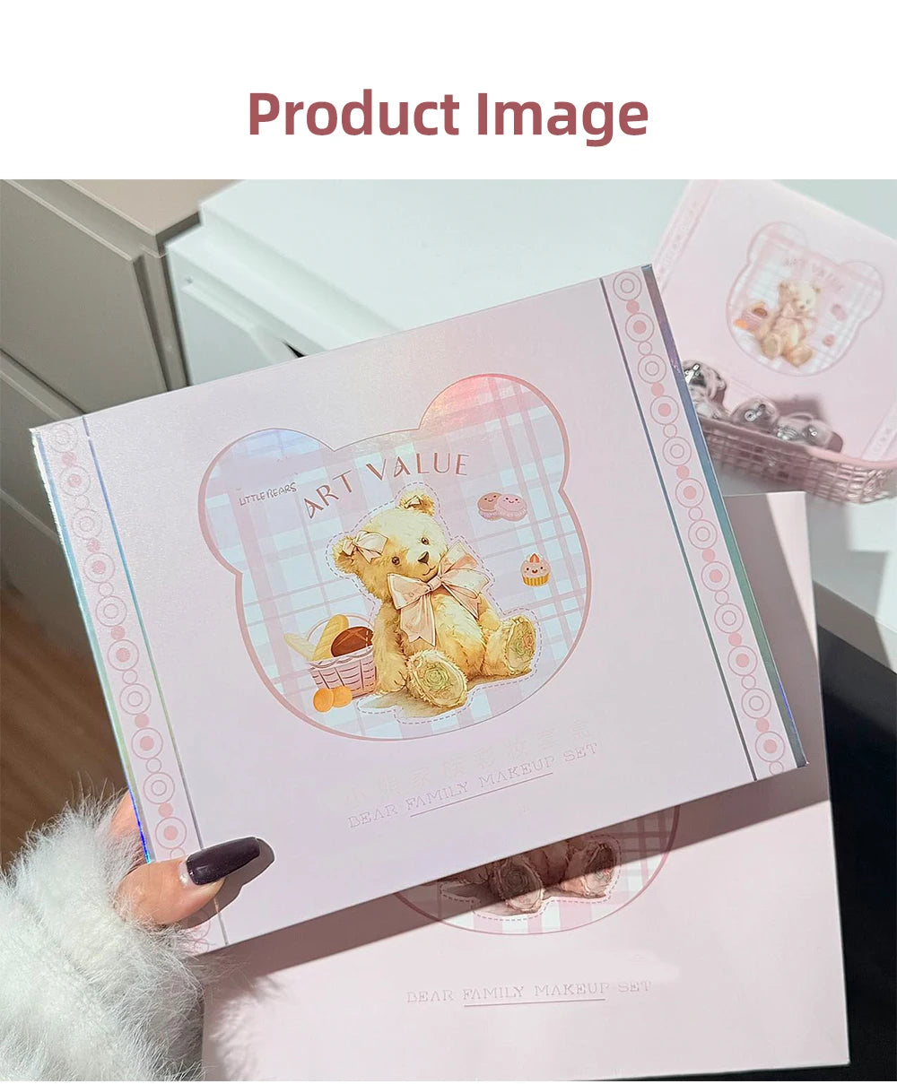 Coffret Maquillage 7 Pièces — Look Complet + Collier