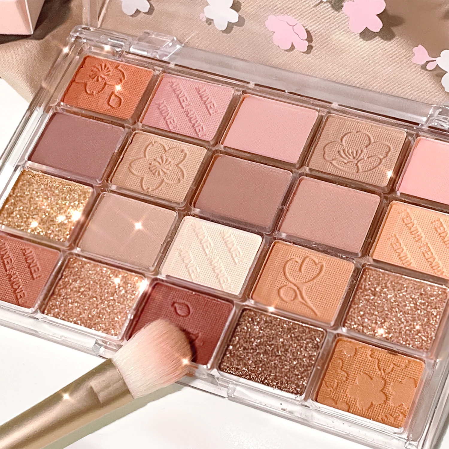 Palette Yeux 20 Couleurs — Shimmer & Mat