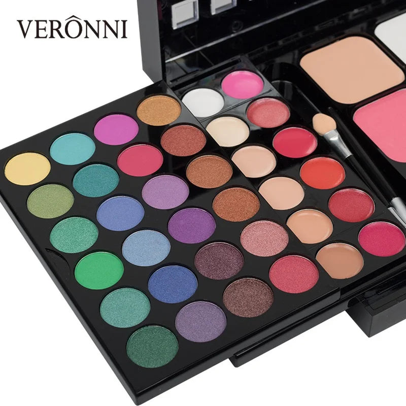 Palette Eyeshadow Glitter & Mat — 40 à 78 Couleurs Waterproof