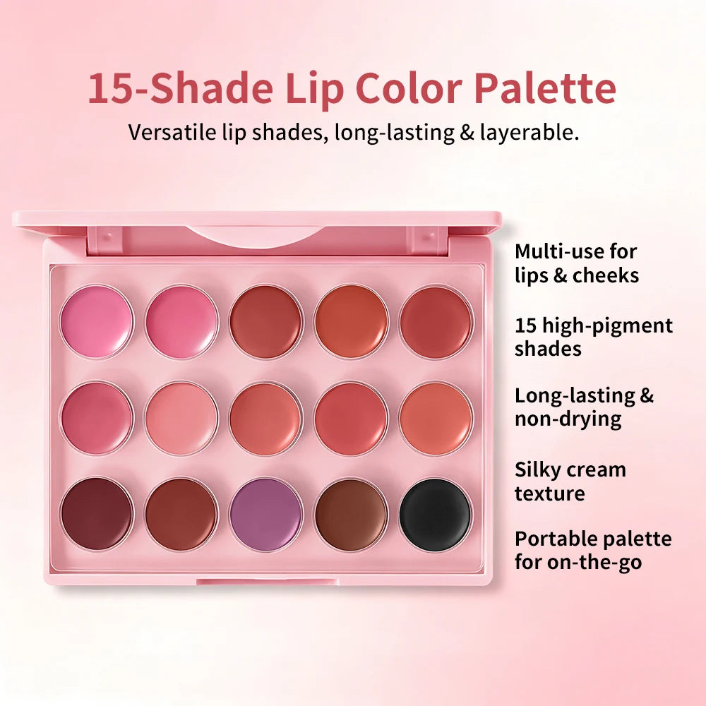Kit Maquillage Complet Tout-en-Un — Base, Yeux, Lèvres & Contour