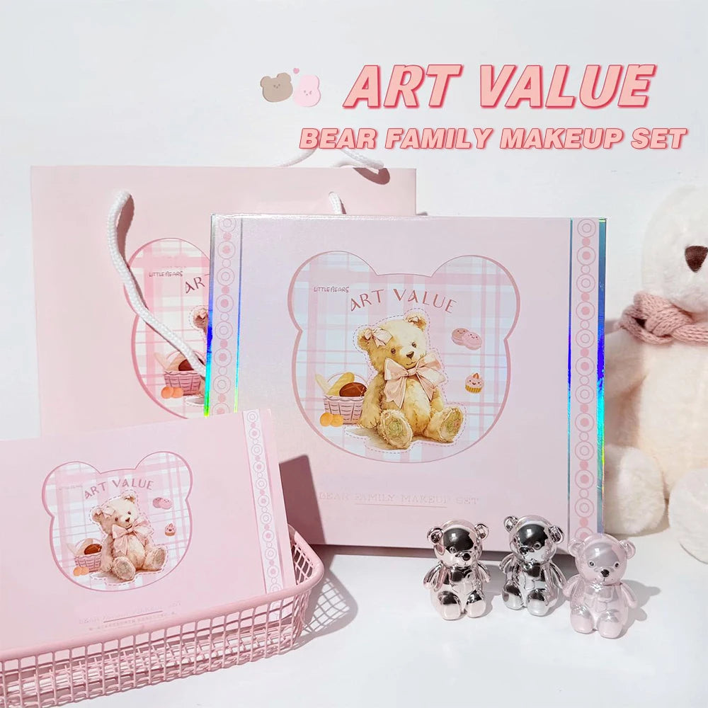 Coffret Maquillage 7 Pièces — Look Complet + Collier