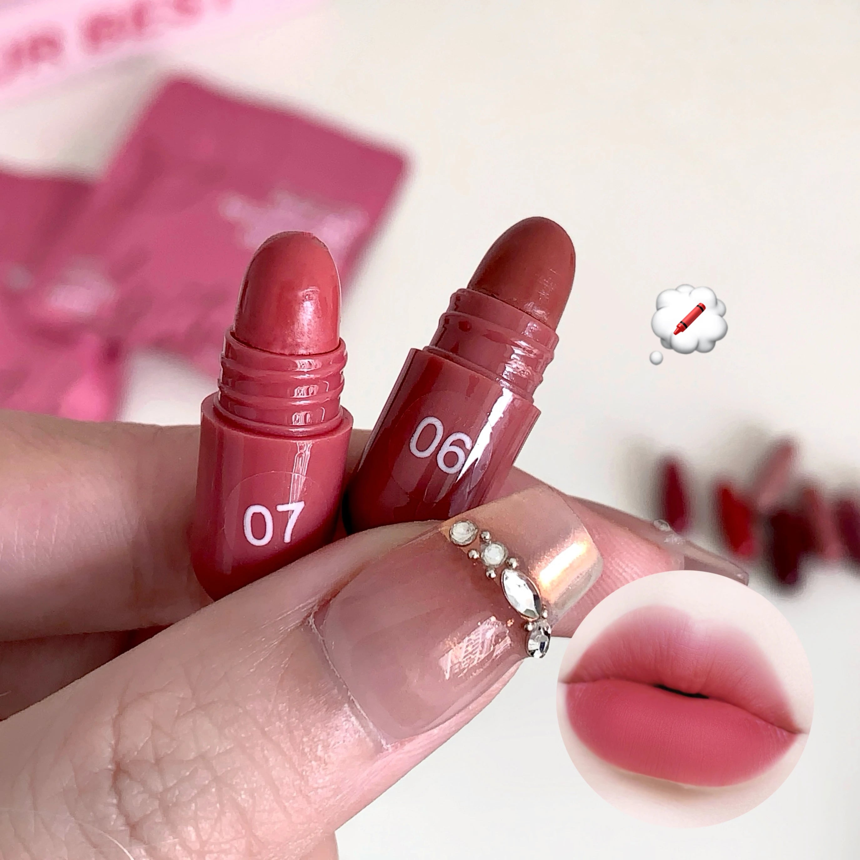 Magic Casa 12 Color Matte Lip Balm Set, Long-Lasting & Non-Fading, Perfect Gift for Women, Ideal for Makeup Festival