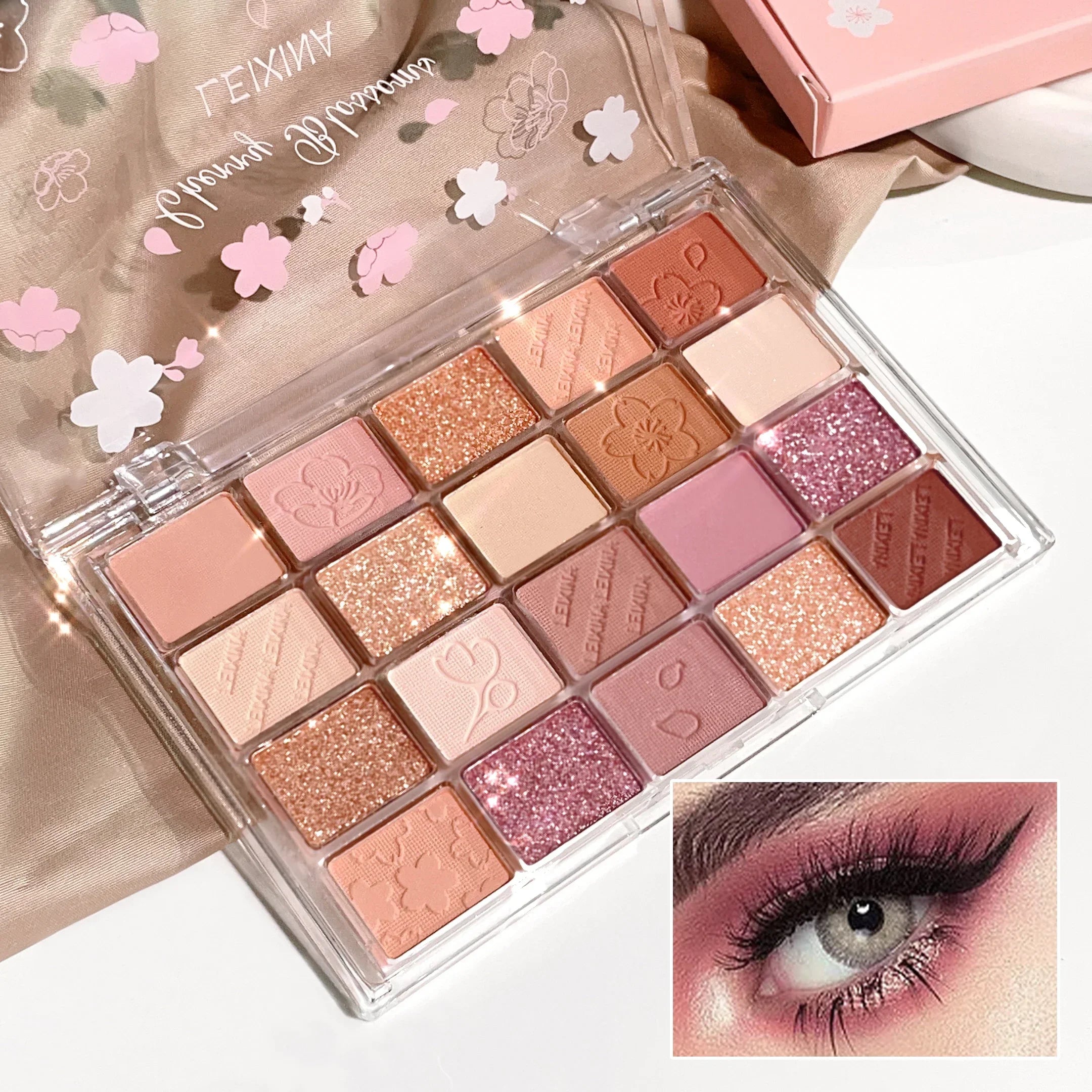Palette Yeux 20 Couleurs — Shimmer & Mat