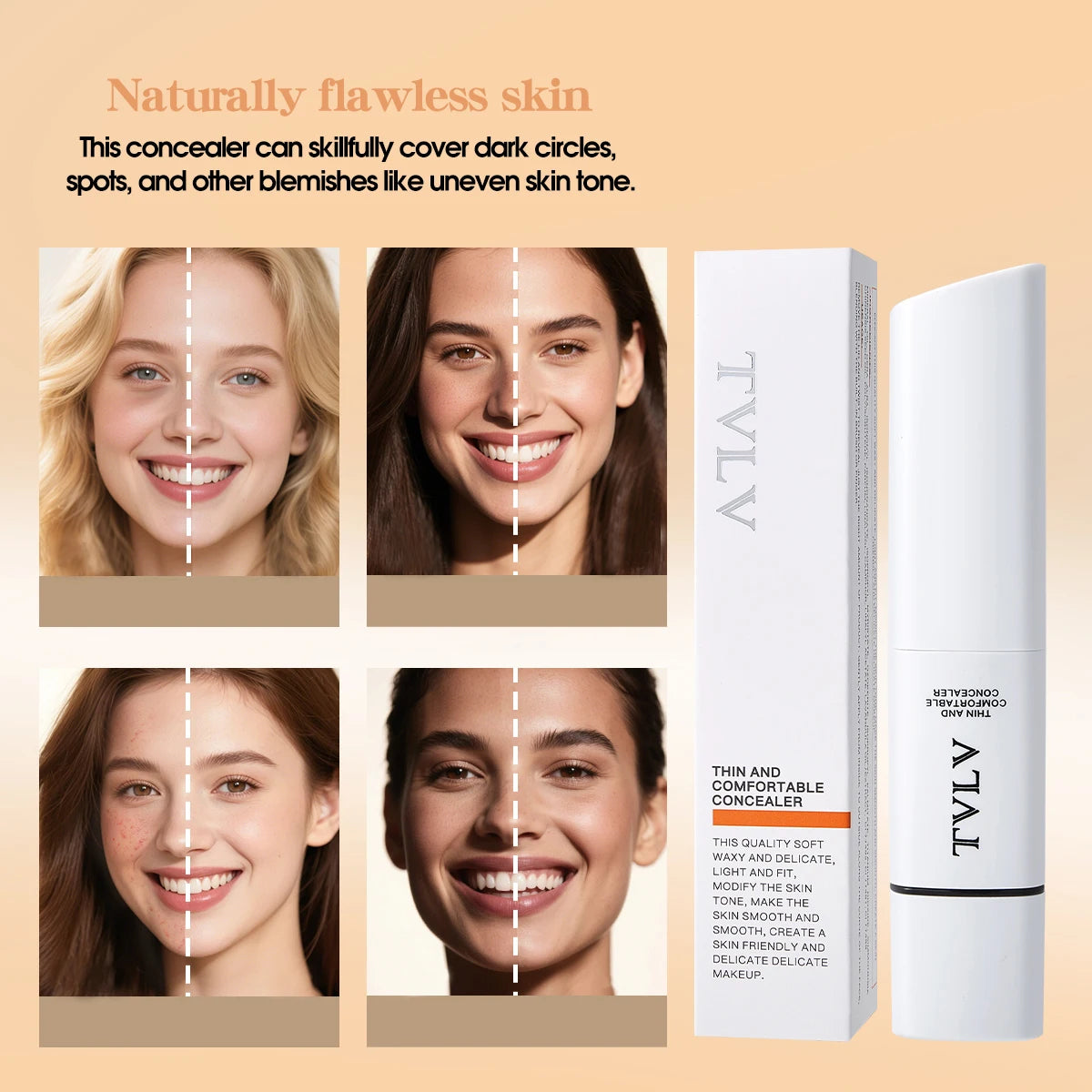 Correcteur Double Embout — Couvrance Légère & Fini Naturel