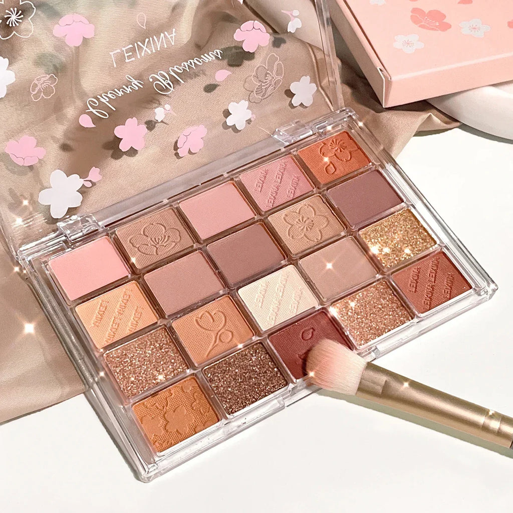 Palette Yeux 20 Couleurs — Shimmer & Mat